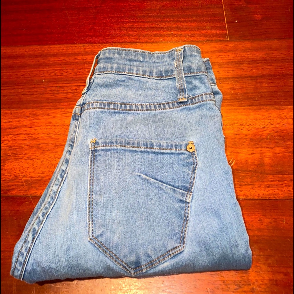 James Jeans High Rise Light Wash Skinny Denim